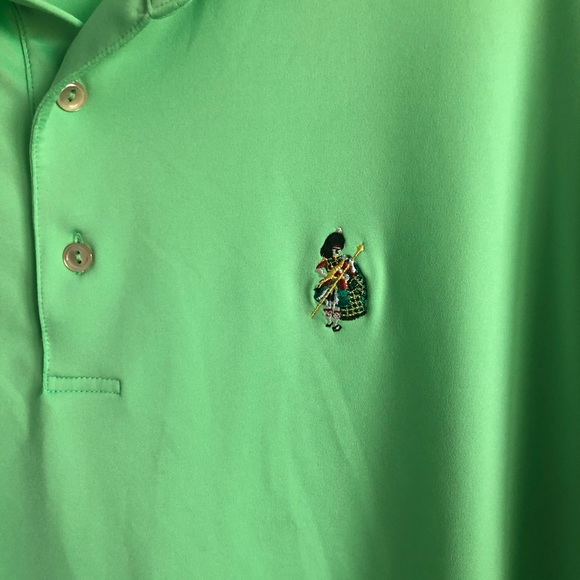 Peter Millar E4 Summer Comfort Polo Green - Picture 3 of 5